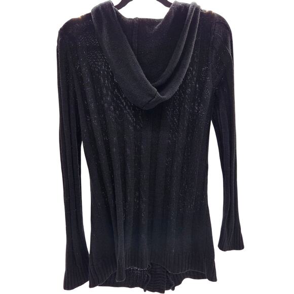 Susie Rose Cardigan Toggle Clasp Juniors size 11/13 Black - Picture 3 of 5